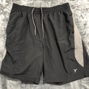 Old Navy Active Shorts Mens Large Black Grey Athletic Running